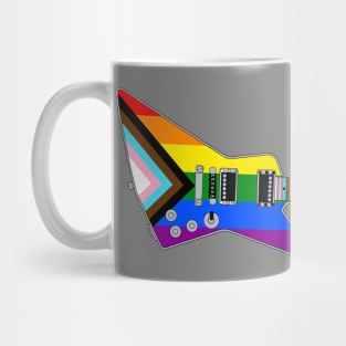 Progress Pride Electric Guitar Mug